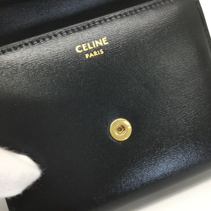 CELINE【セリーヌ】三つ折り財布 スモールフラップ ウォレット