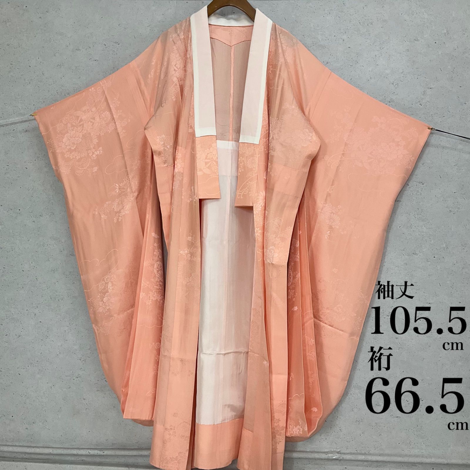 ◇kimono+one◇未使用同然◇振袖長襦袢◇美品◇単衣◇正絹◇袖無双