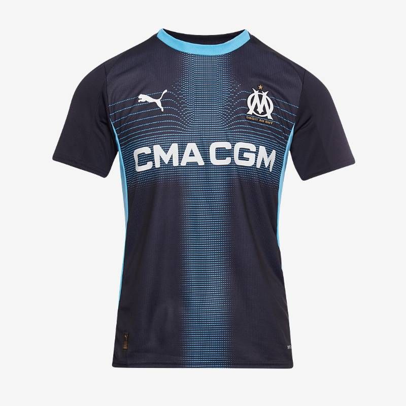 【送料無料・匿名配送】PUMA プーマ マルセイユ ユニフォーム 25/26 アウェイ 紺 ネイビー 紋章デザイン 新品 正規品 日本未発売