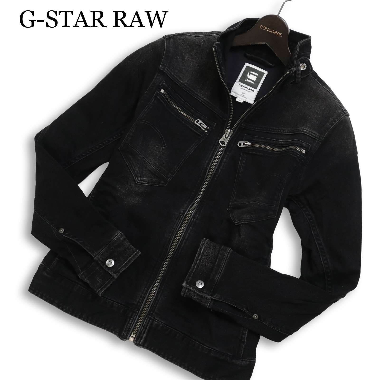 G-STAR RAW ジースター ロウ ARC ZIP 3D SLIM JKT☆ USED加工 デニム 