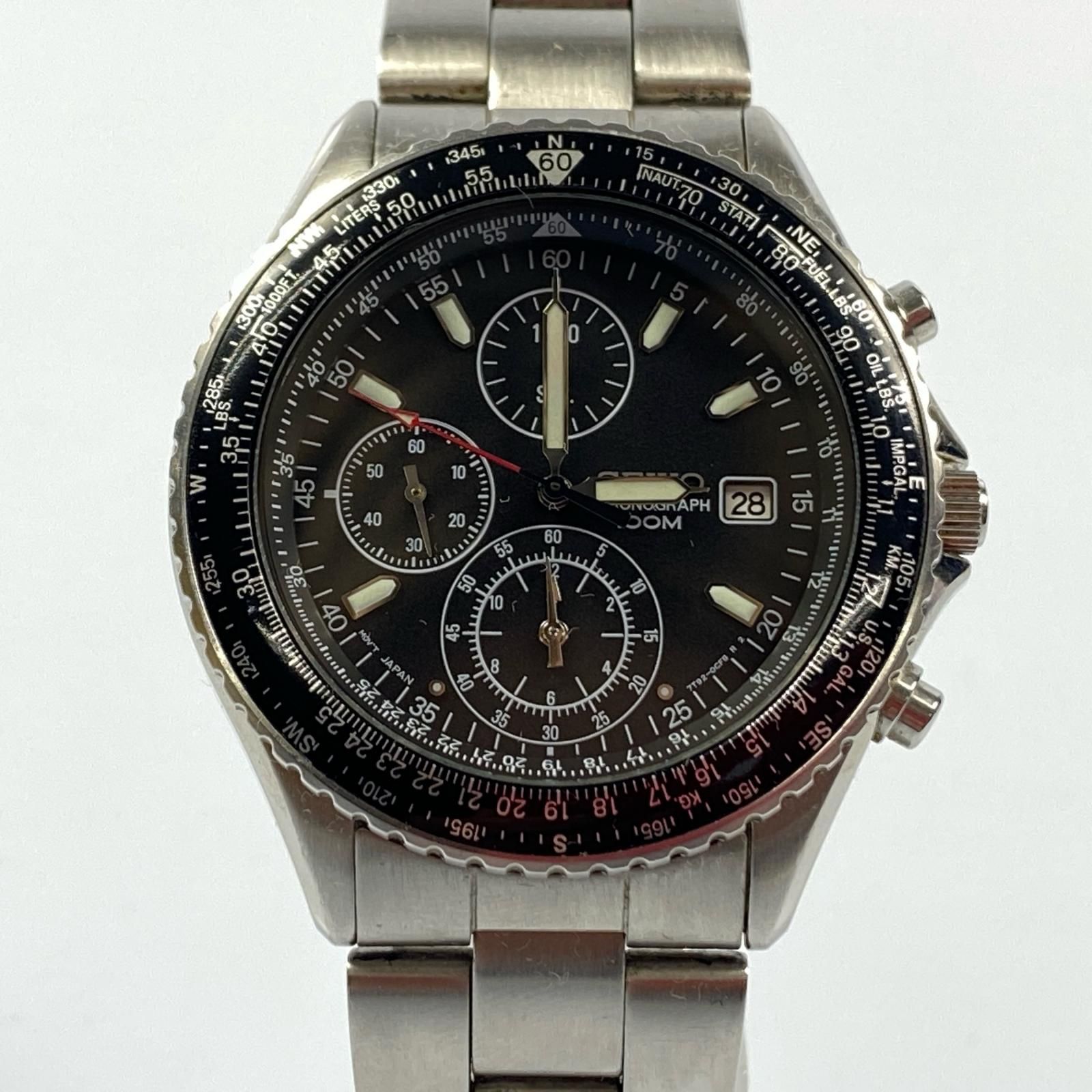 姫路東店】 中古 SEIKO | セイコー 腕時計 パイロットクロノグラフ