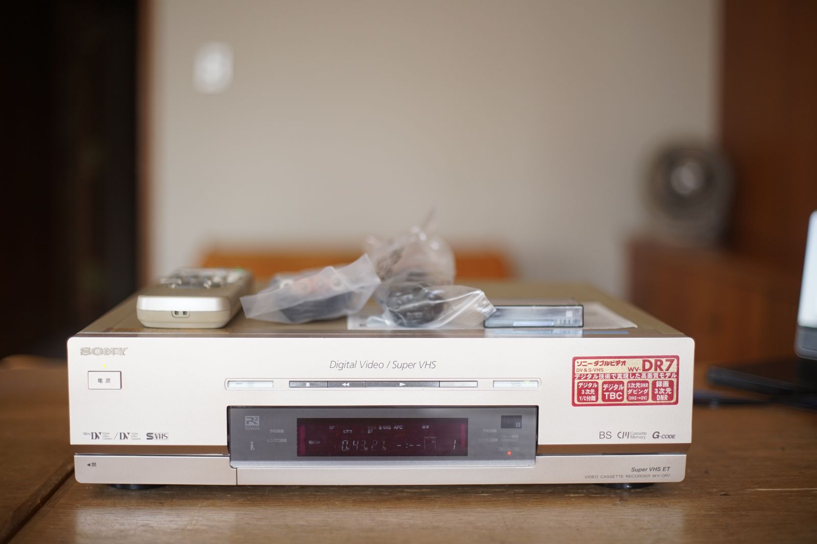 【DV&MiniDV動作確認済】WV-DR7 DV MiniDV SONY 動作保証あり SONY WV-DR7 S-VHS DV MINI DV ビデオデッキ 動作確認済】