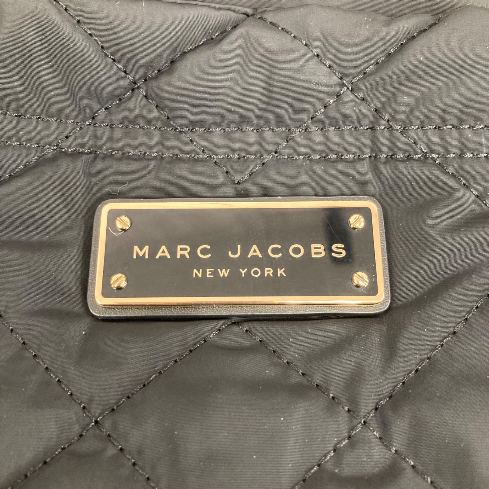 MARC JACOBS マークジェイコブス キルティング トートバック ロゴ