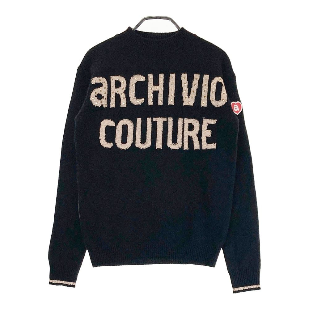 即決】ARCHIVIO アルチビオ カシミヤ ニットセーター グレー系 38