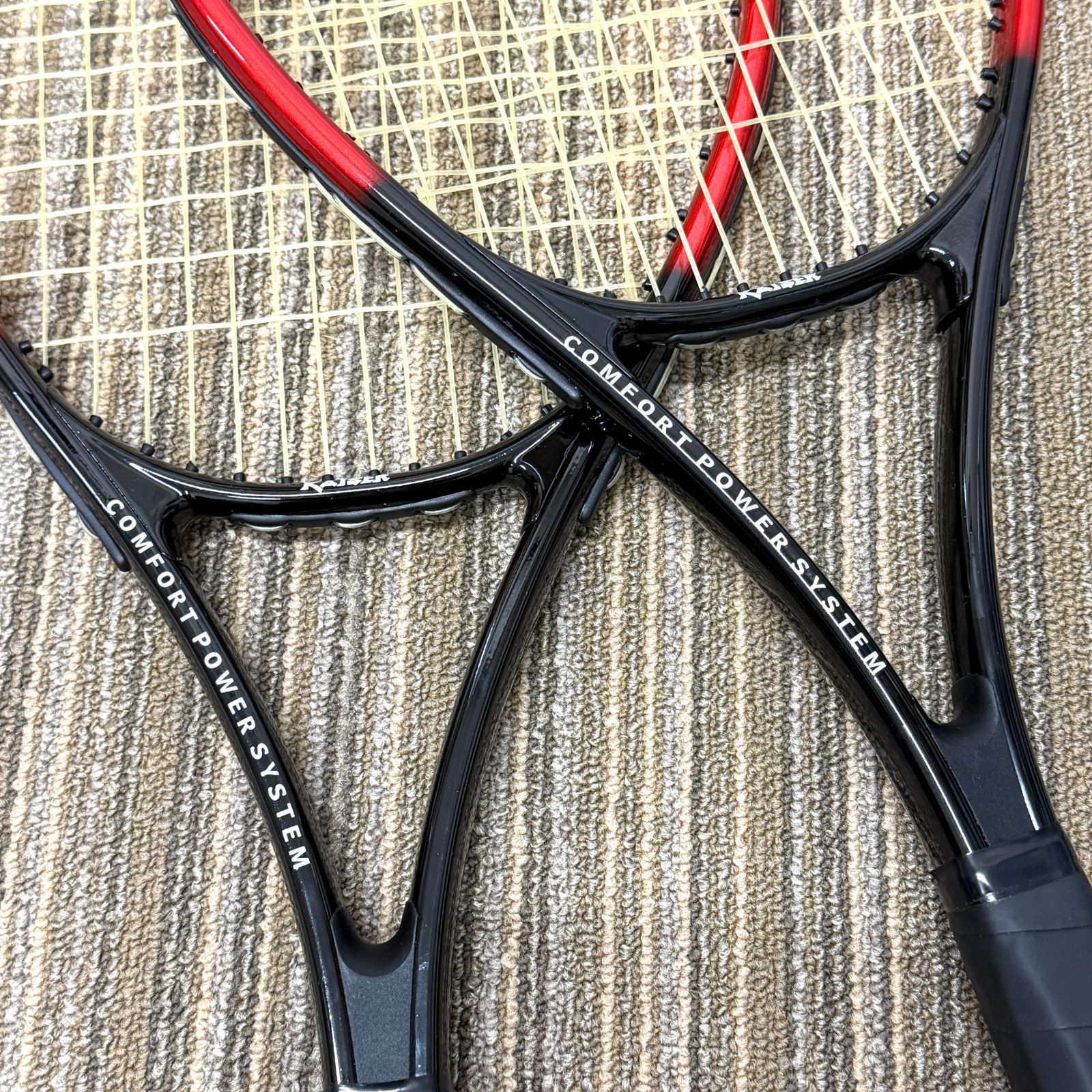カイザー（kaiser） 硬式テニスラケット「KW-929」 初心者用 2本セット