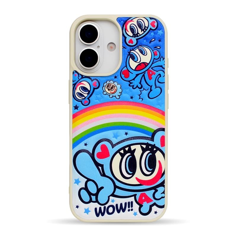 新品】 ANGEL BLUE 正規品 iPhone 17 対応 ケース 「 ぷくぷく立体背面