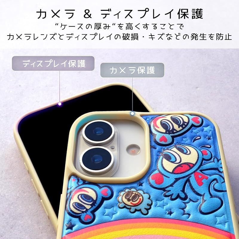 新品】 ANGEL BLUE 正規品 iPhone 17 対応 ケース 「 ぷくぷく立体背面