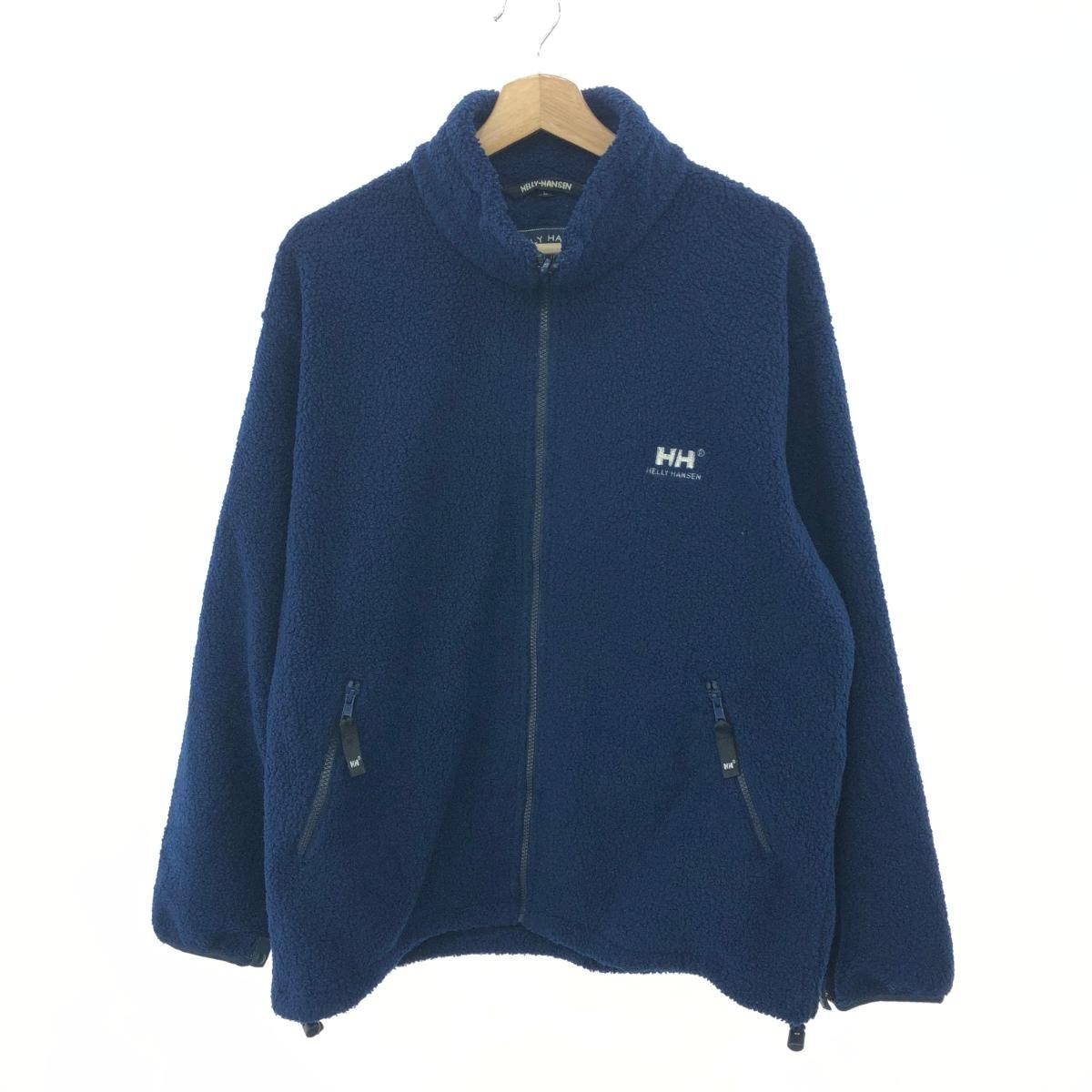 HELLY HANSEN ヘリーハンセン フリースジャケット サイズ:L ロゴ刺繍 HOB7852 ブルー メンズ / 243001004849