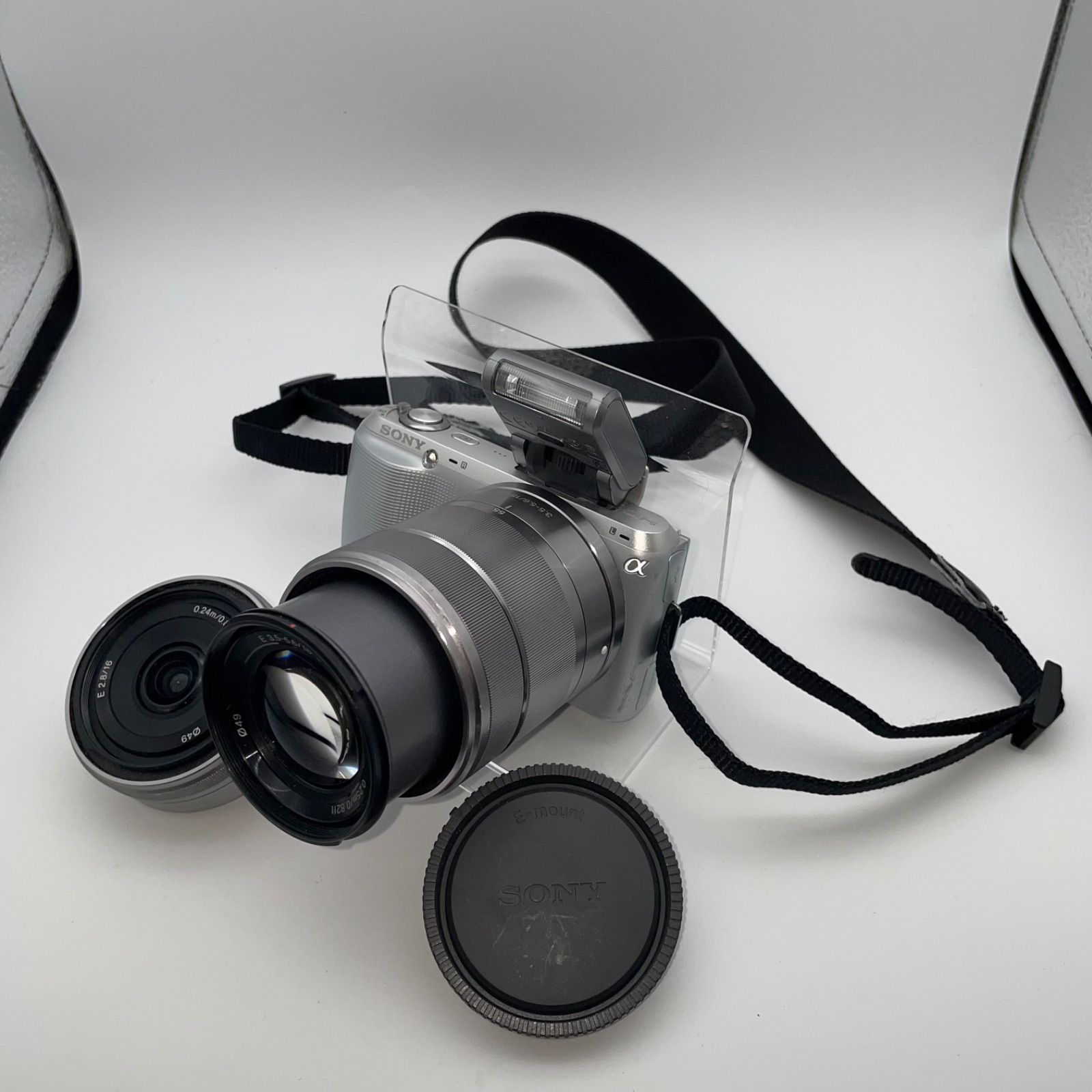SONY NEX-C3 ジャンク □SONY ソニー NEX-C3 レンズ付き 動作未確認 ジャンク品 A26-600
