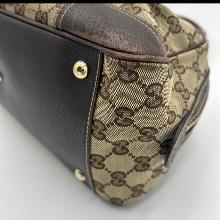 GUCCI GGキャンバス トートバッグ シェリーライン プリンシー