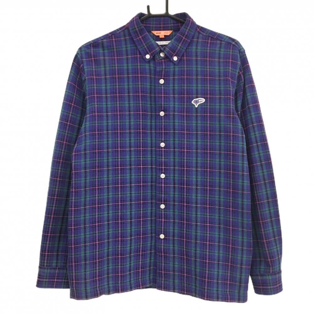 直販ショッピング BEAMS GOLF ビームスゴルフ 長袖シャツ チェック柄