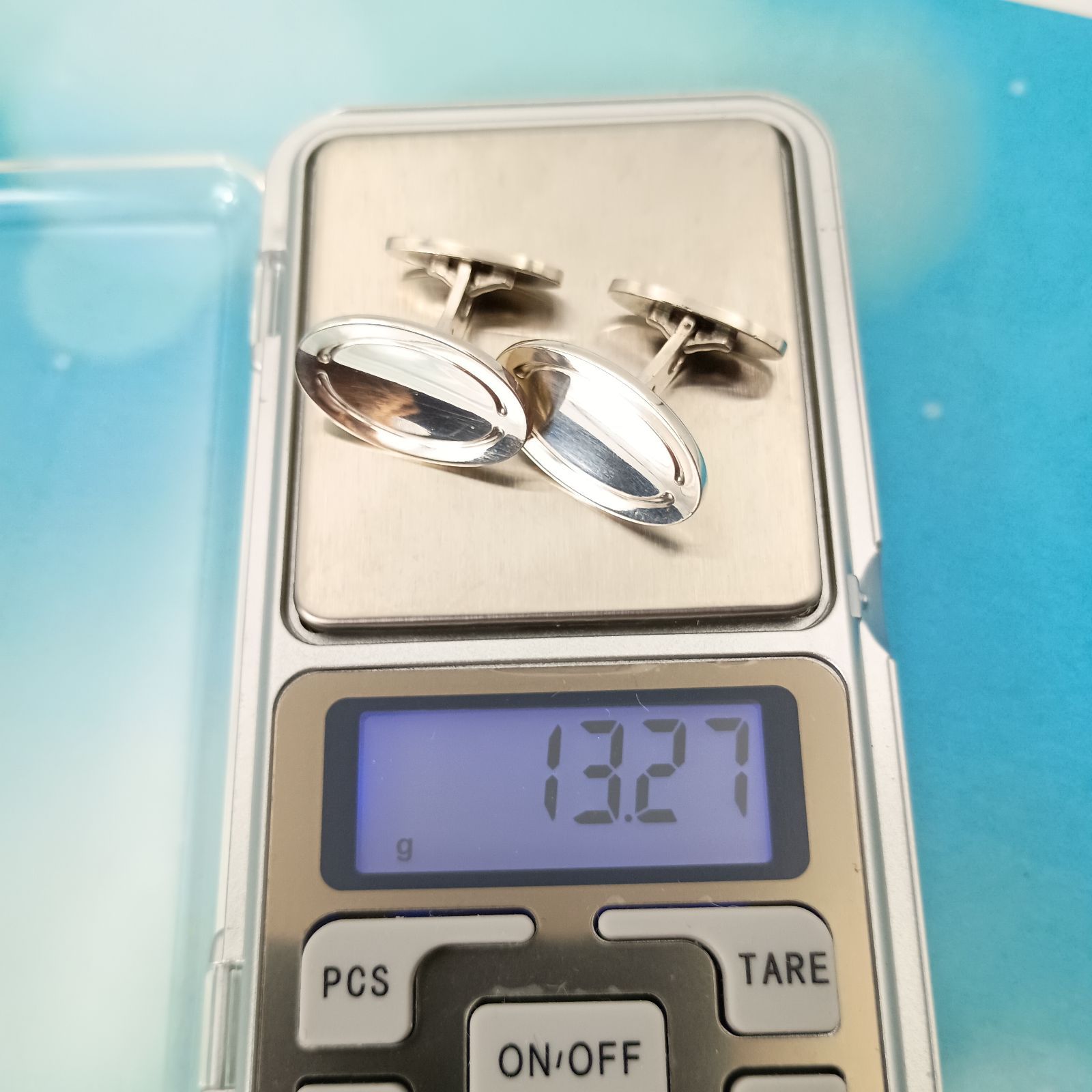 Georg Jensen ジョージジェンセン オーバル カフス カフリンクス