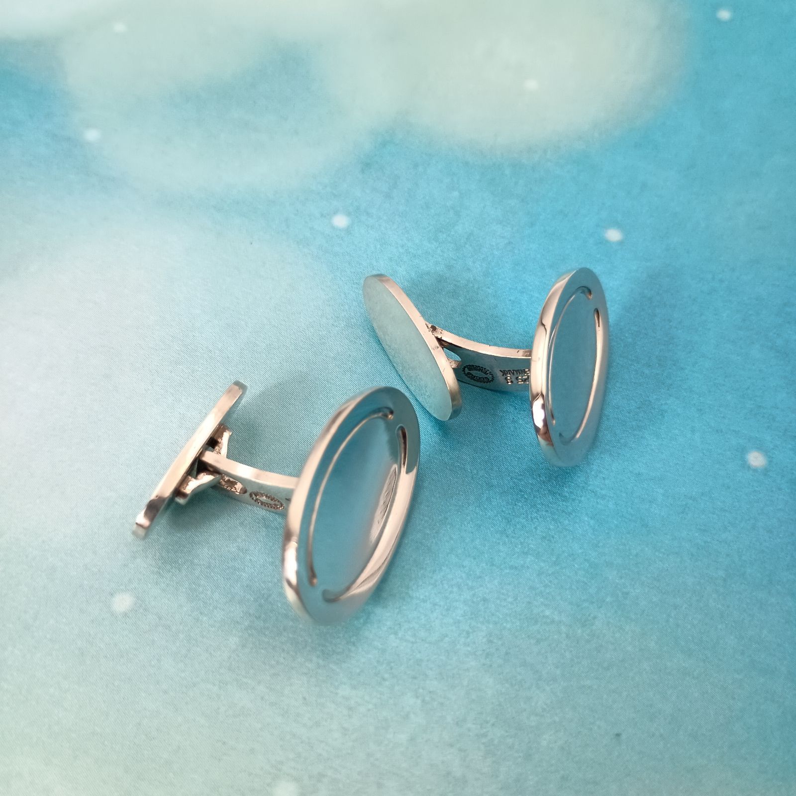 Georg Jensen ジョージジェンセン オーバル カフス カフリンクス