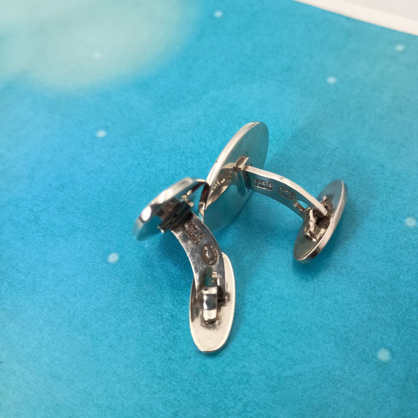 Georg Jensen ジョージジェンセン オーバル カフス カフリンクス