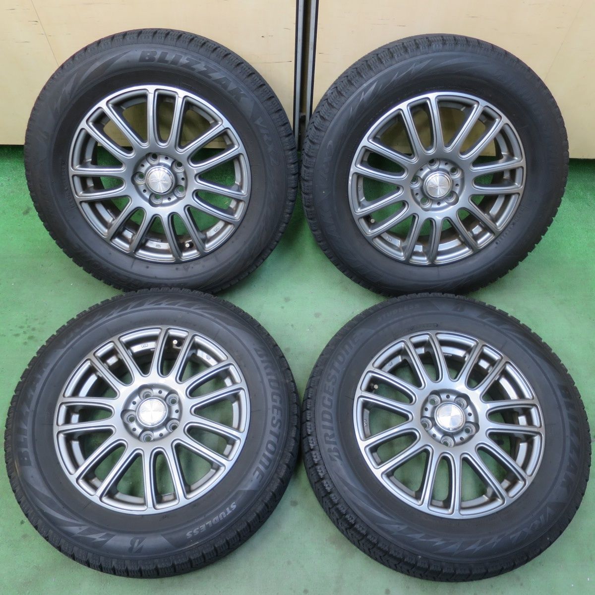 ☆スタッドレス＆アルミ4本セット　195/65R15 プリウス等☆ 4本価格プリウス 等 195/65R15 スタッドレス ブリヂストン ブリザック