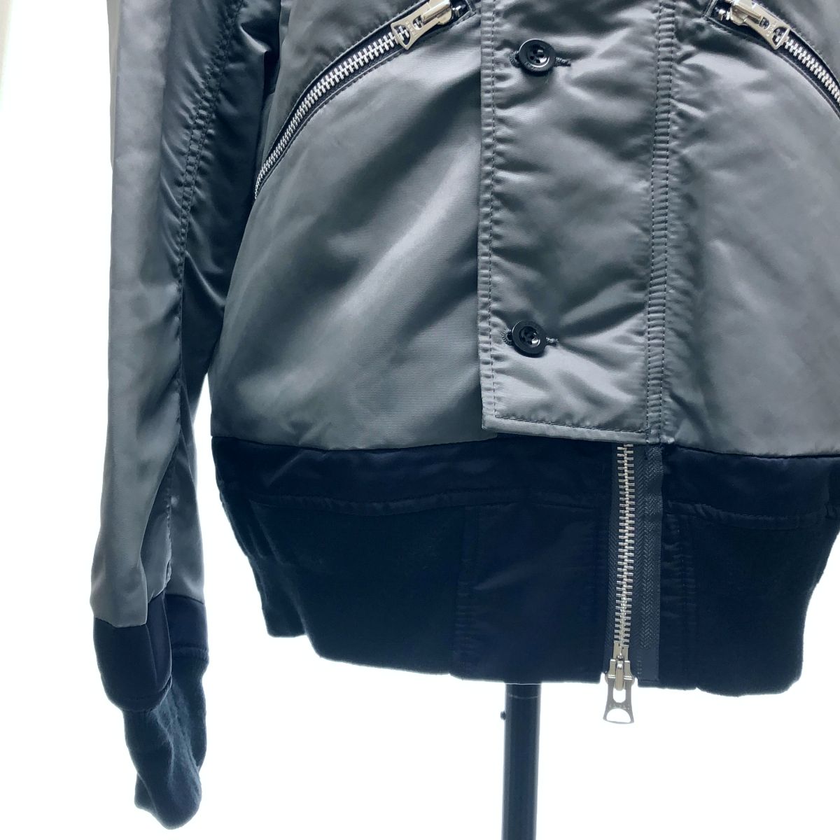 sacai / サカイ | 2023AW | Nylon Twill Blouson / ナイロンツイル