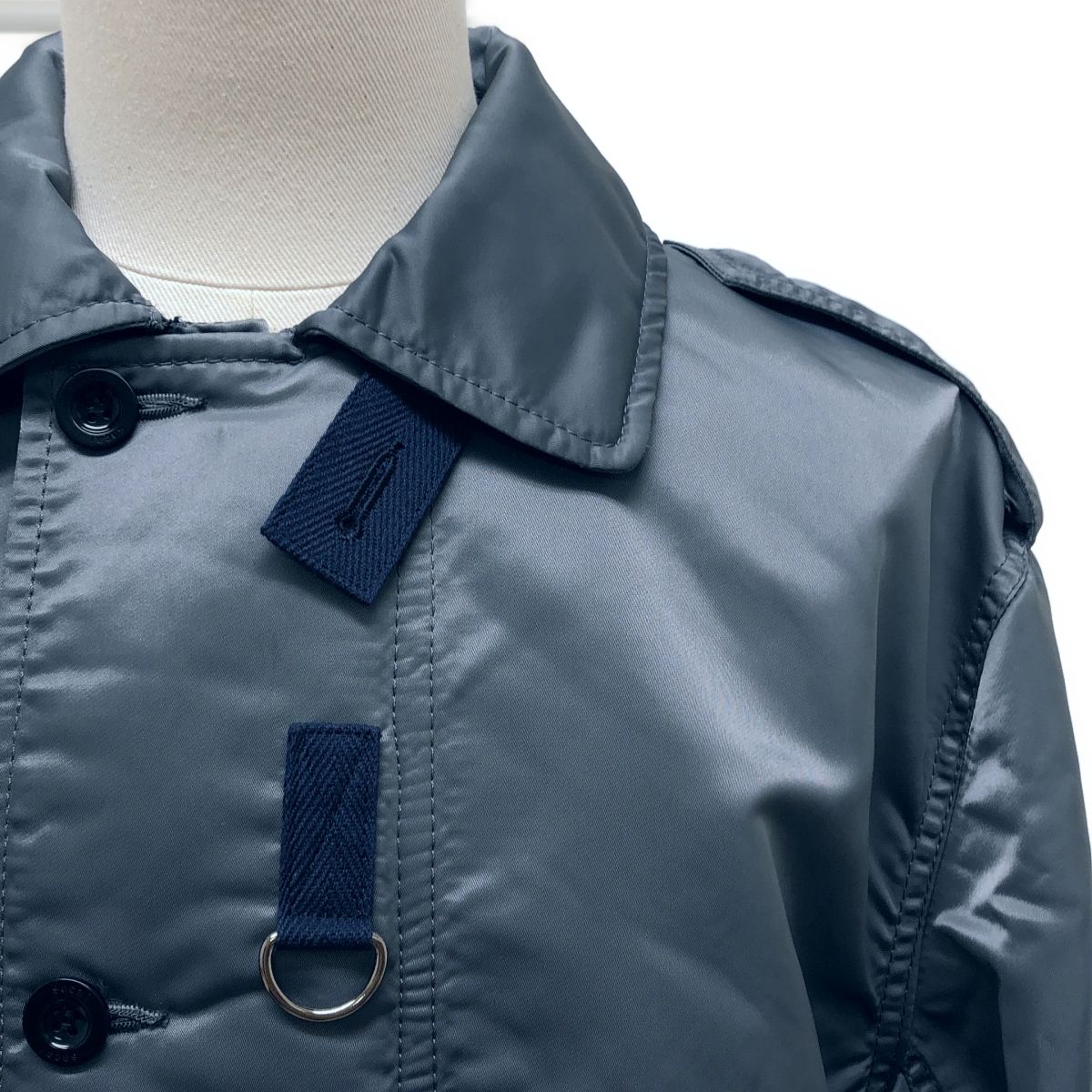 sacai(サカイ) 23AW Nylon Stretch Water-Repellent L⁄S Shirt 