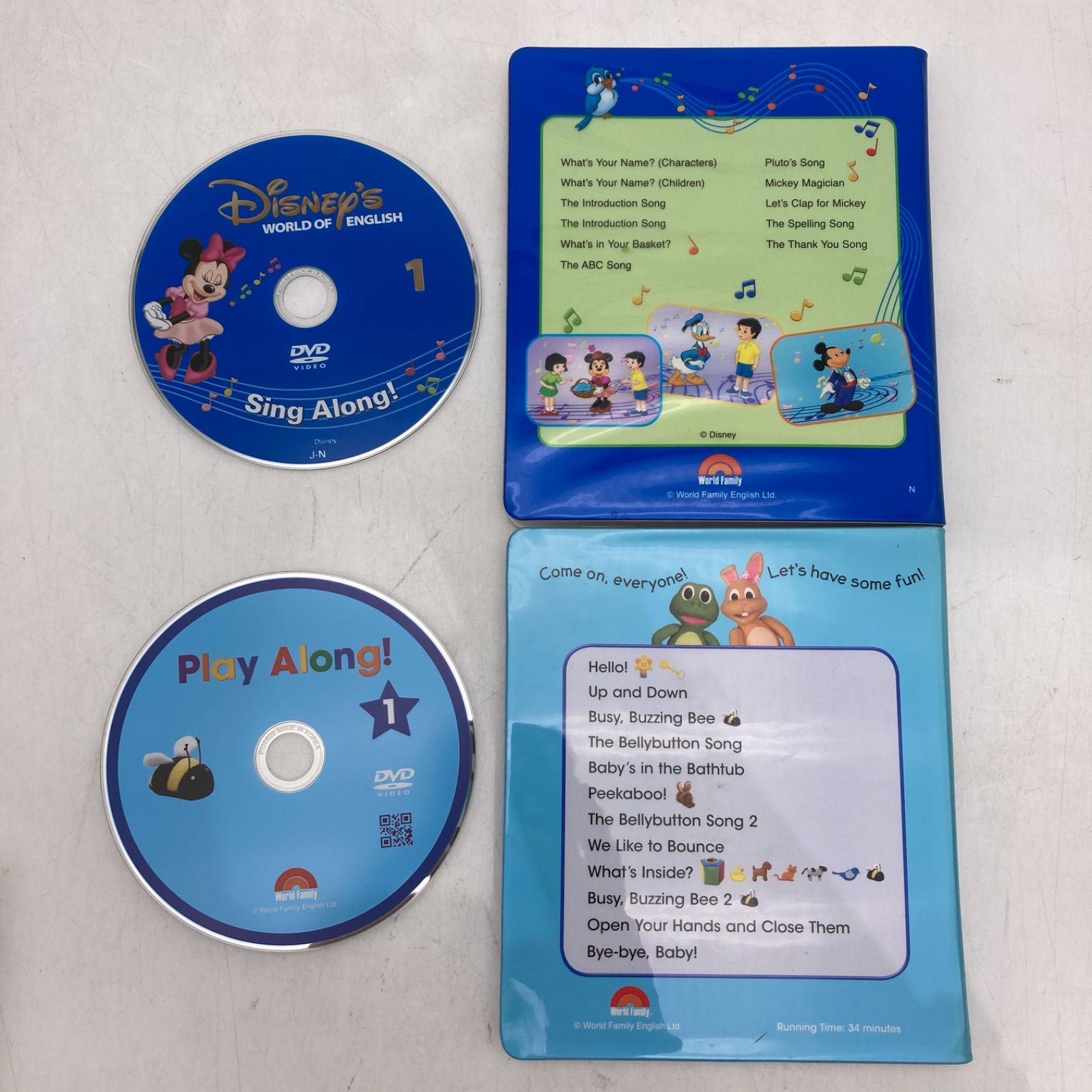 シングアロング プレイアロング 新子役 DVD ディズニー英語 204382