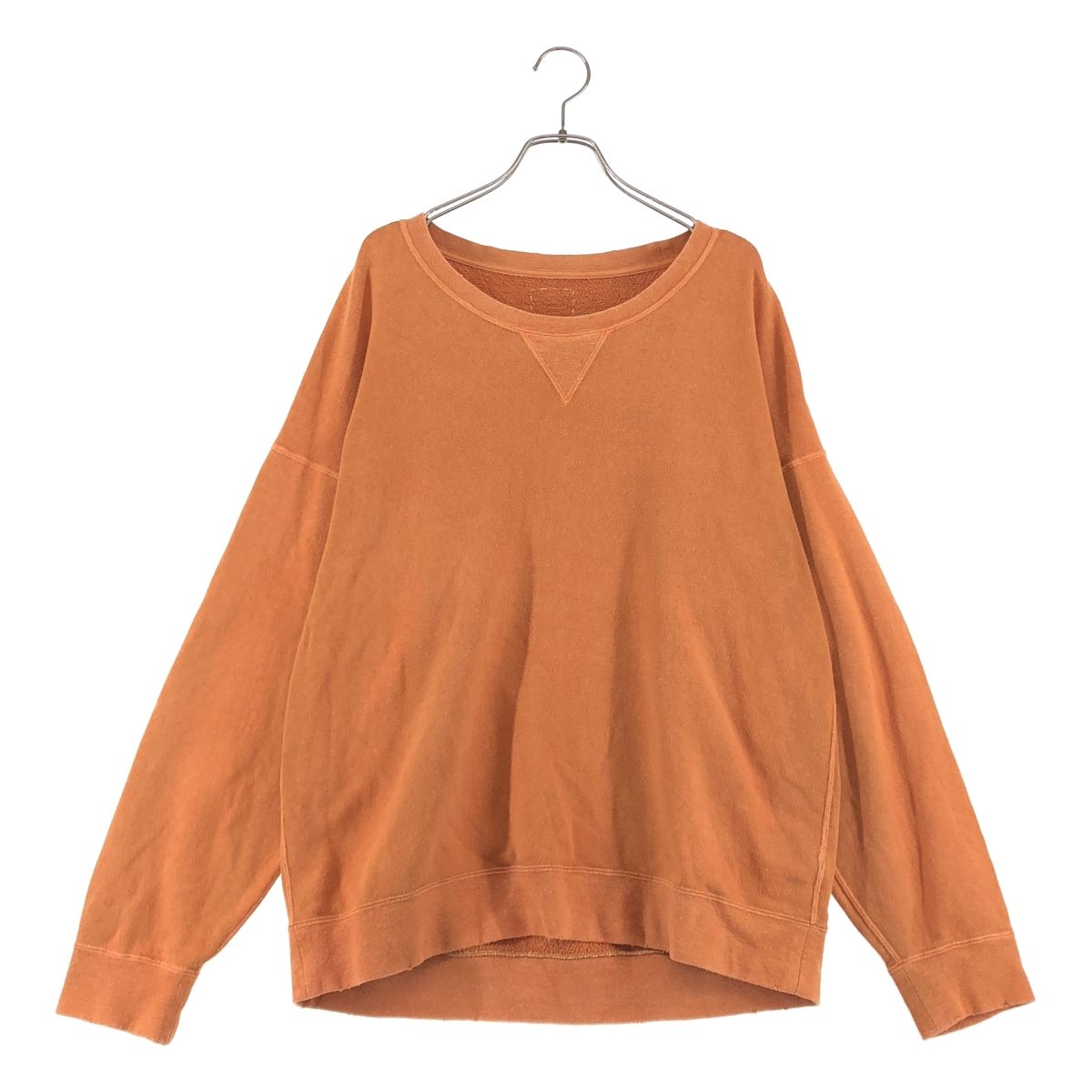 visvim / ビズビム | JUMBO SWEAT L/S (UNEVEN DYE) / 製品染め 