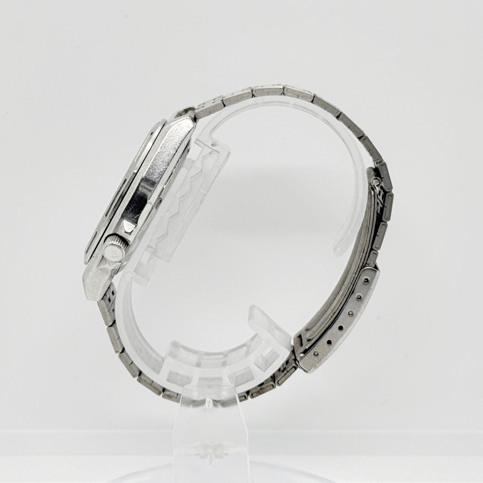 SEIKO セイコー Silver Wave 7 7123-8060 グレー QZ メンズ 腕時計 