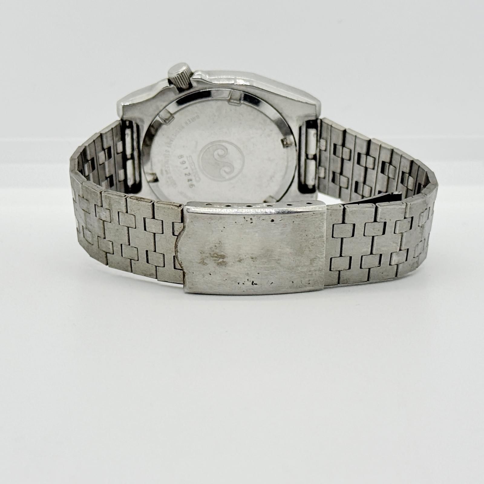 SEIKO セイコー Silver Wave 7 7123-8060 グレー QZ メンズ 腕時計 