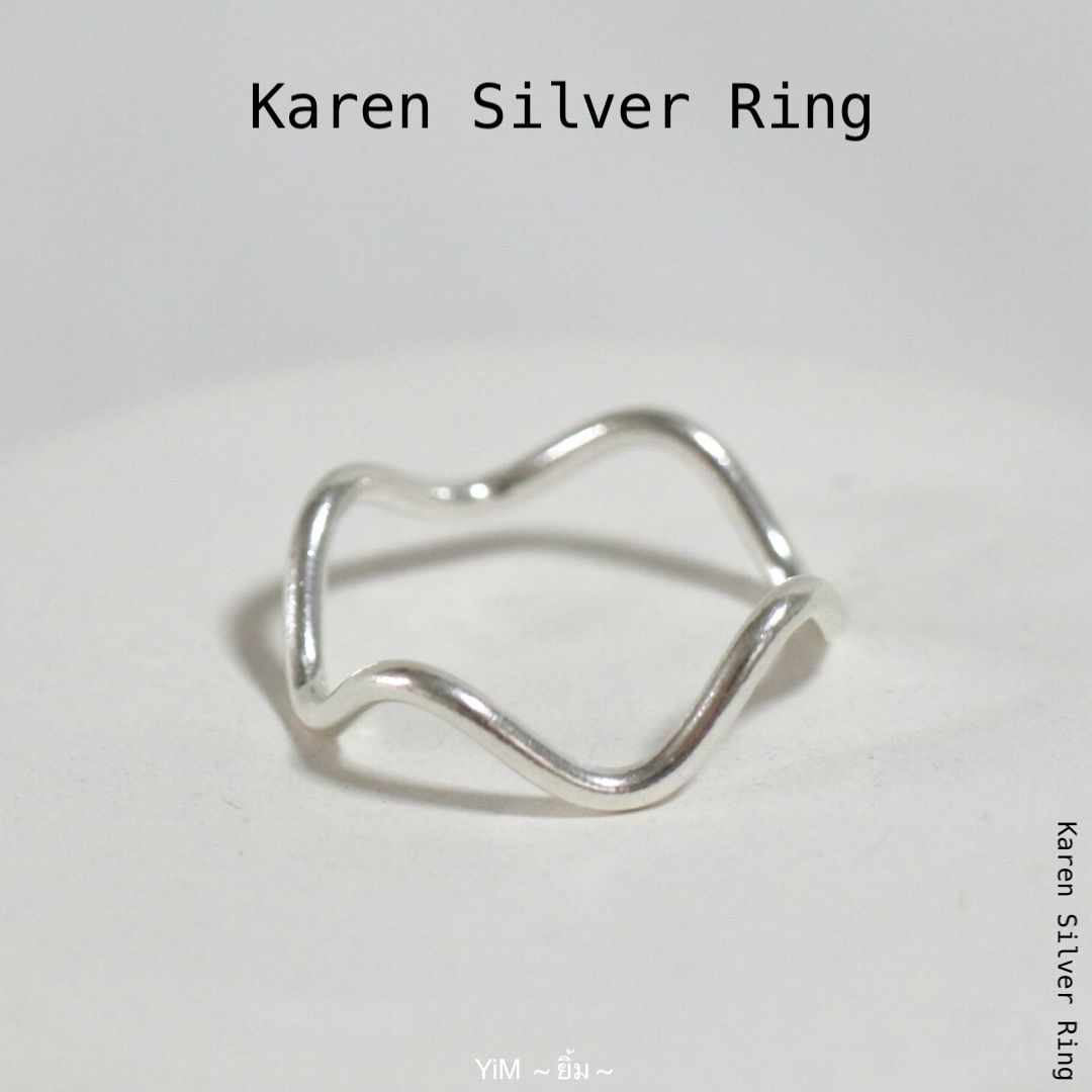 26J-RI113｜Karen Silver Ring カレン シルバー リング 【 1号 3号 5号