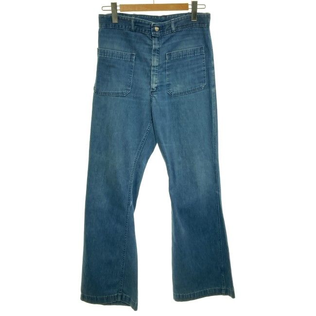 メンズ フレアパンツ 90s vintage 90年代 OLD デニムパンツ ジップ 