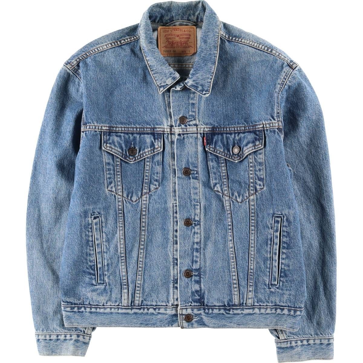 古着 90年代 リーバイス Levi's 70503-0216 デニムジャケット Gジャン メンズM相当 ヴィンテージ/eaa617662 古着 90年代 リーバイス Levi's 70503-0216 デニムジャケット Gジャン
