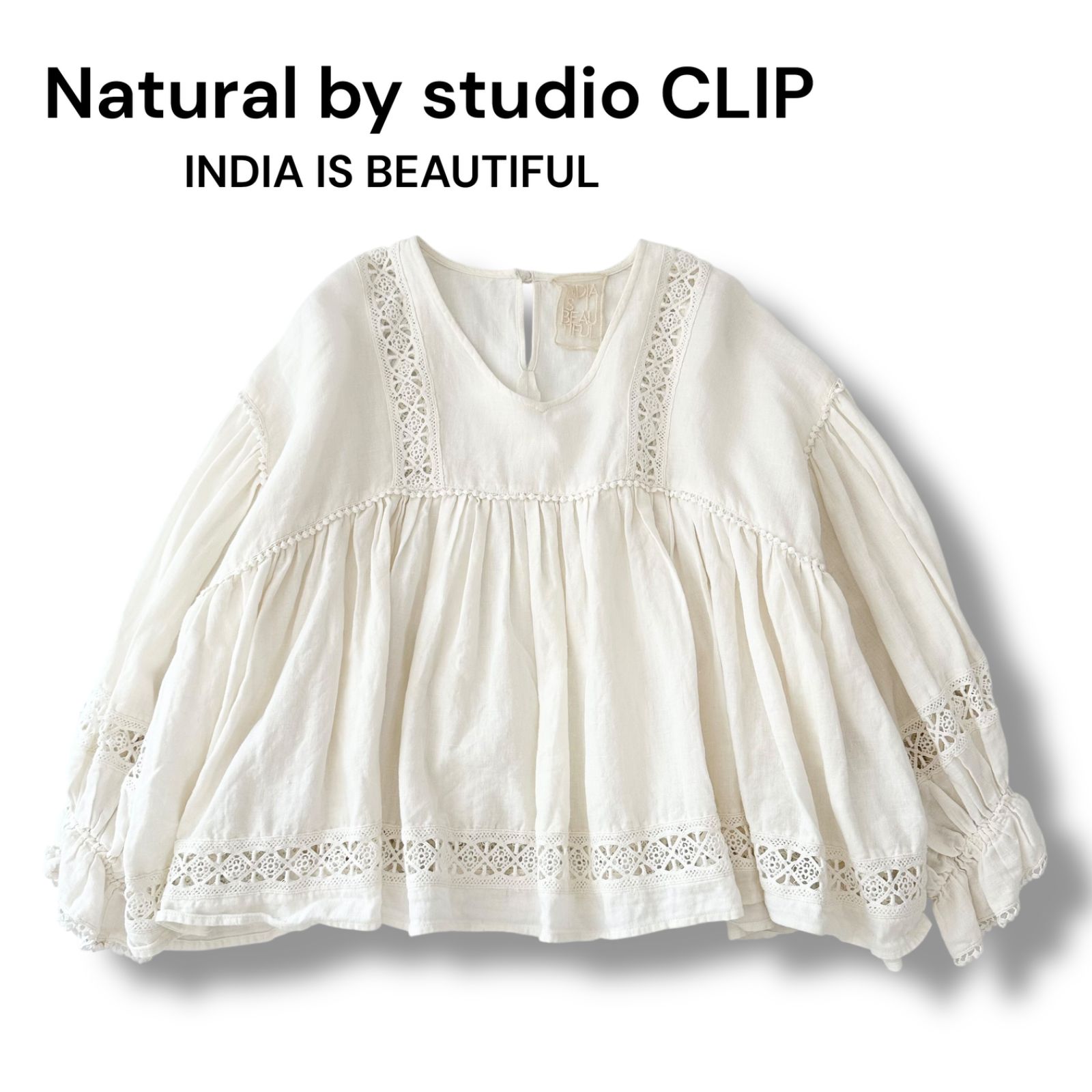 Natural by studio CLIP INDIA IS BEAUTIFUL NA-IB キリカエ レース 