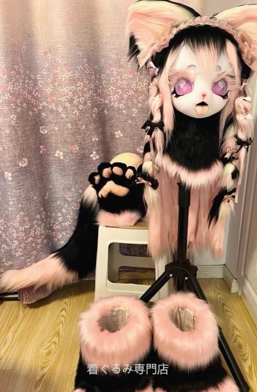 マスク 着ぐるみ ヘッド 全頭 ヘッド ケモノ ファースーツ ぬいぐるみ