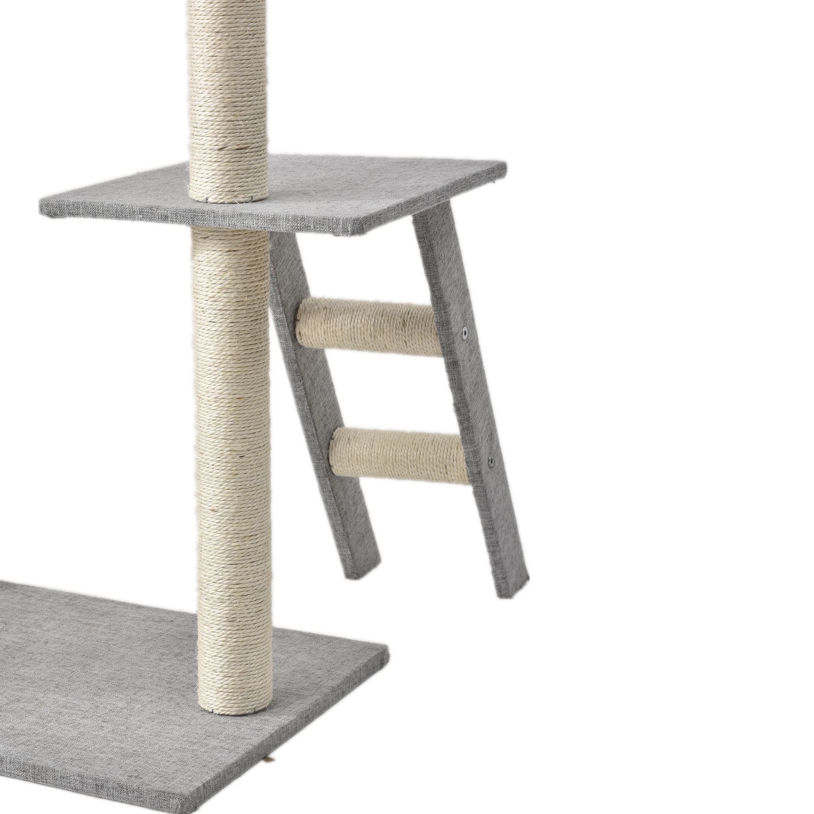 猫用品 「新入荷」 キャットタワー 全新品 突っ張り スリム おしゃれ