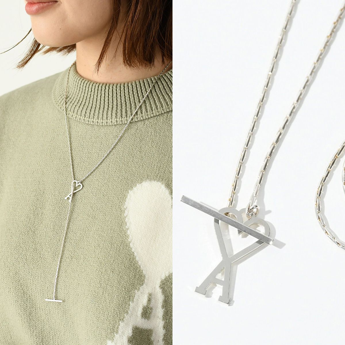 AMI ALEXANDRE MATTIUSSI アミパリス アクセサリー ネックレス AMI DE