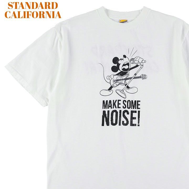 XL【STANDARD CALIFORNIA DISNEY / SD MAKE SOME NOISE Tee WHITE