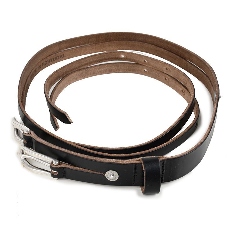 OUR LEGACY アワーレガシー TWIN TONGUE BELT クロムエクセルレザー