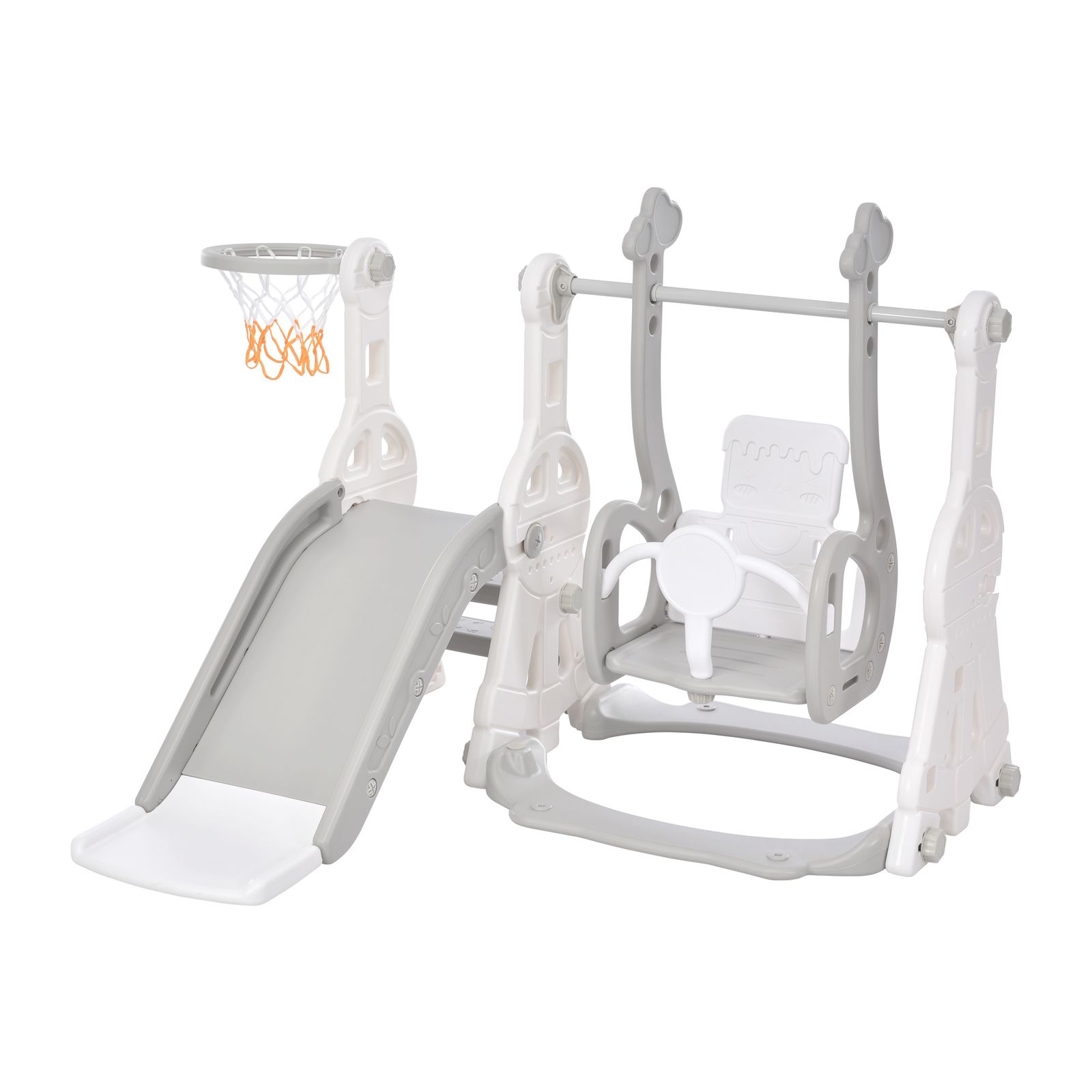 「新入荷」全新品 滑り台 すべり台 幼児用滑り台とブランコセット バスケットゴール ブランコ三段階調整可 遊具 室内遊具 屋内 家庭用 大型遊具 プレゼント 耐荷重40kg 3~5歳 1年保証付き