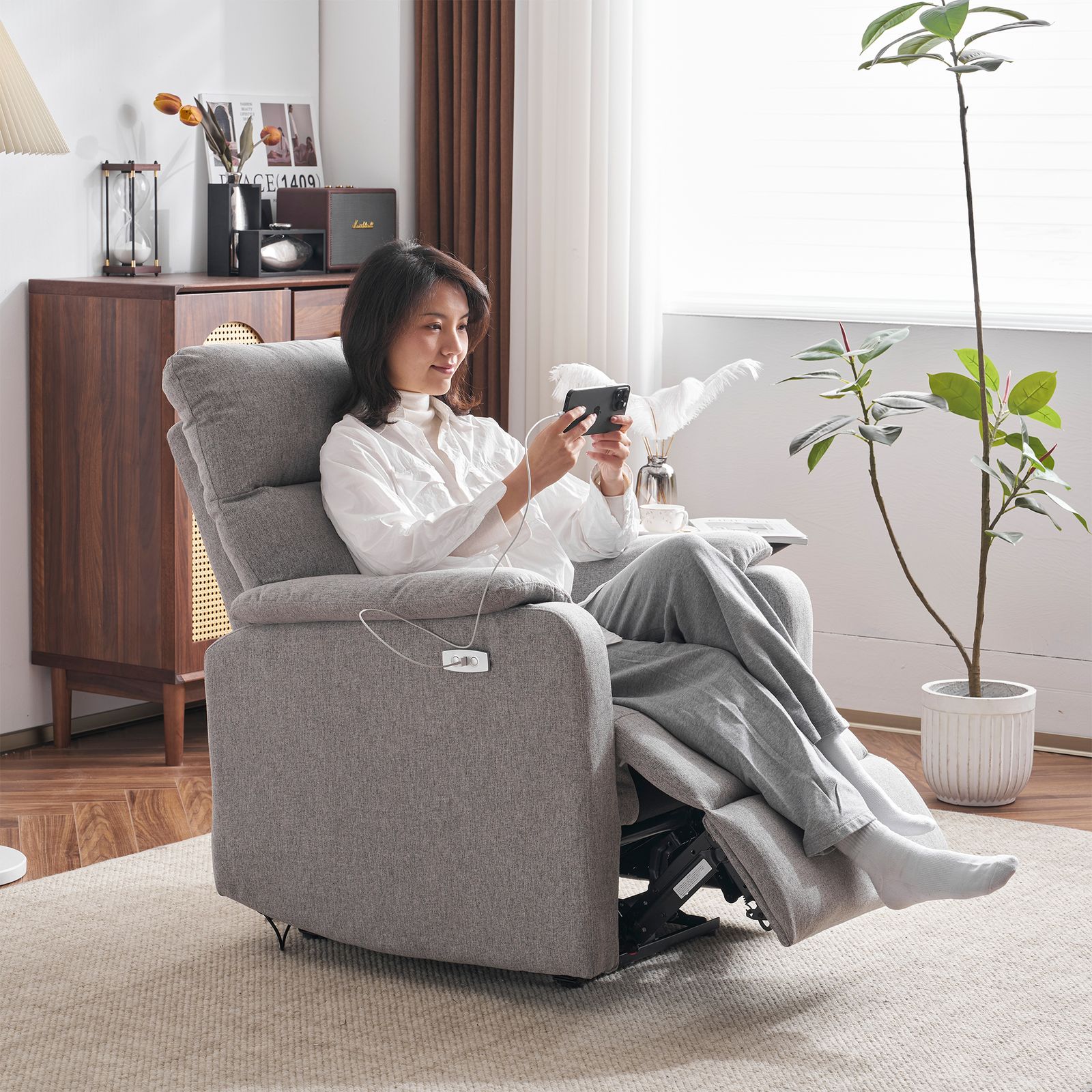 リクライニングソファー