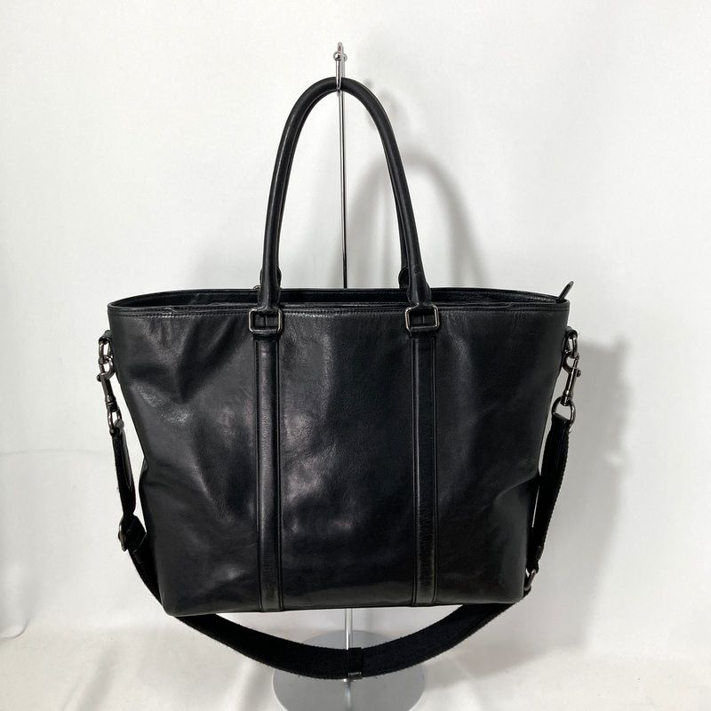 美品✨コーチ ビジネスバッグ 2way 斜め掛け A4可 レザー ハミルトン 黒 COACH コーチ トートバッグ 2way ショルダーバッグ A4収納可 通勤
