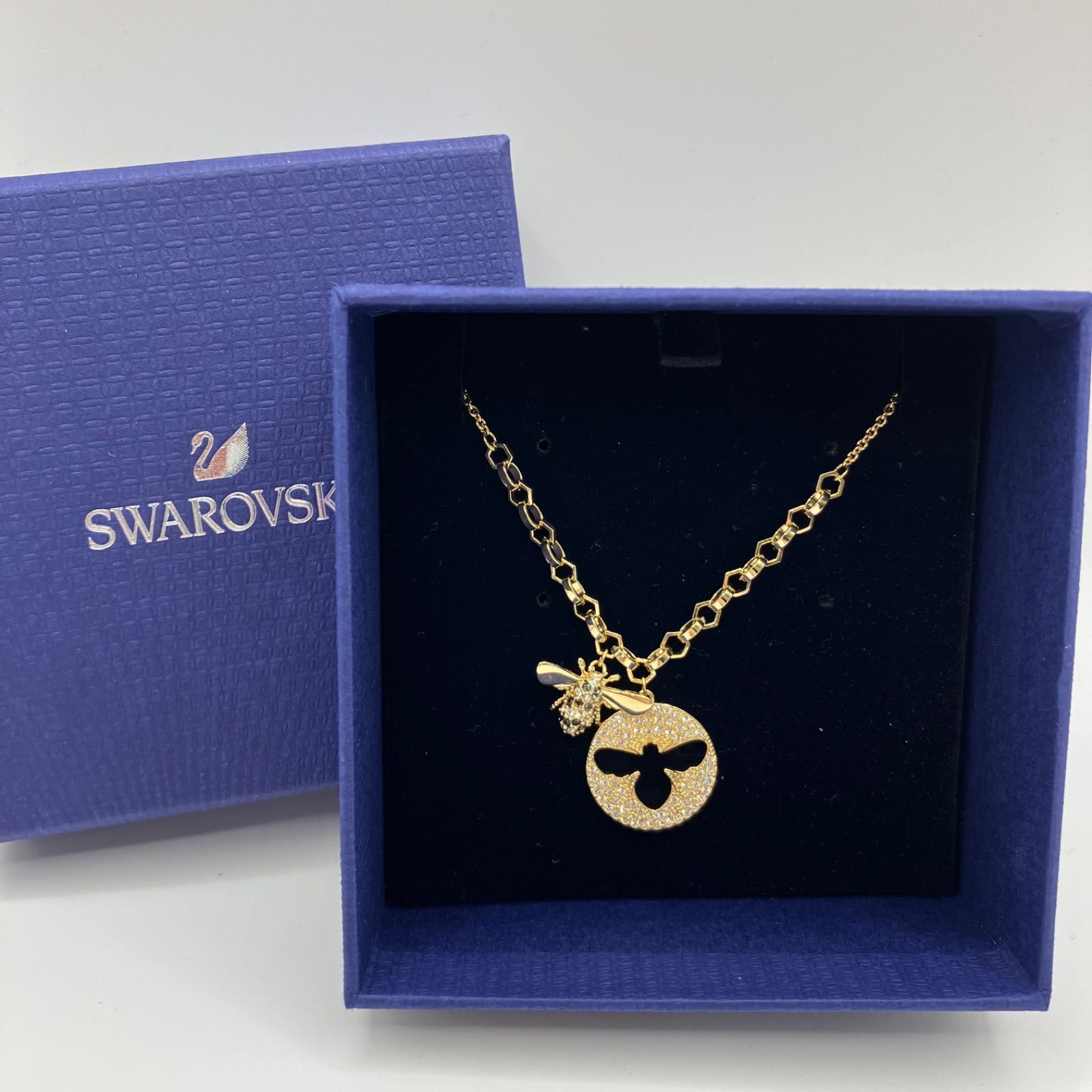 220 SWAROVSKI スワロフスキー Lisabel リサベル ネックレス 蜂 はち 