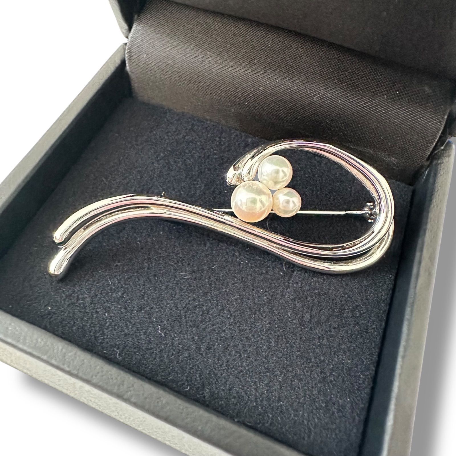 あこや本真珠銀製刻印ブローチ 本真珠 ブローチ シルバー」の人気商品