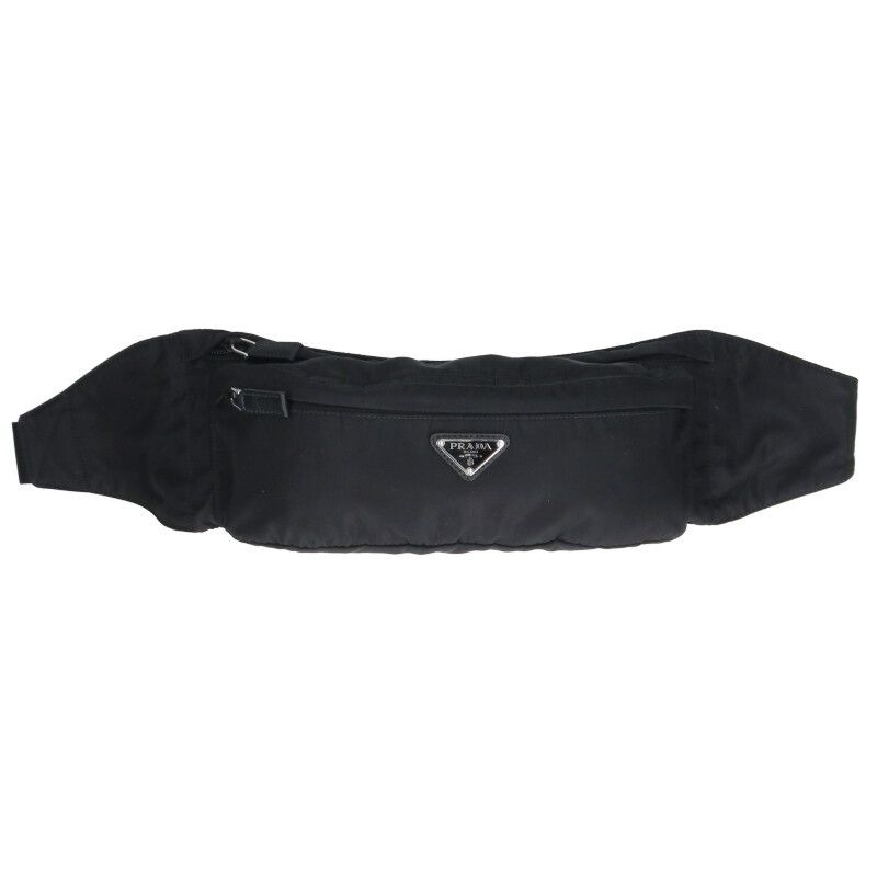 プラダ  2VL132 三角ロゴプレートナイロンウエストバッグ メンズ