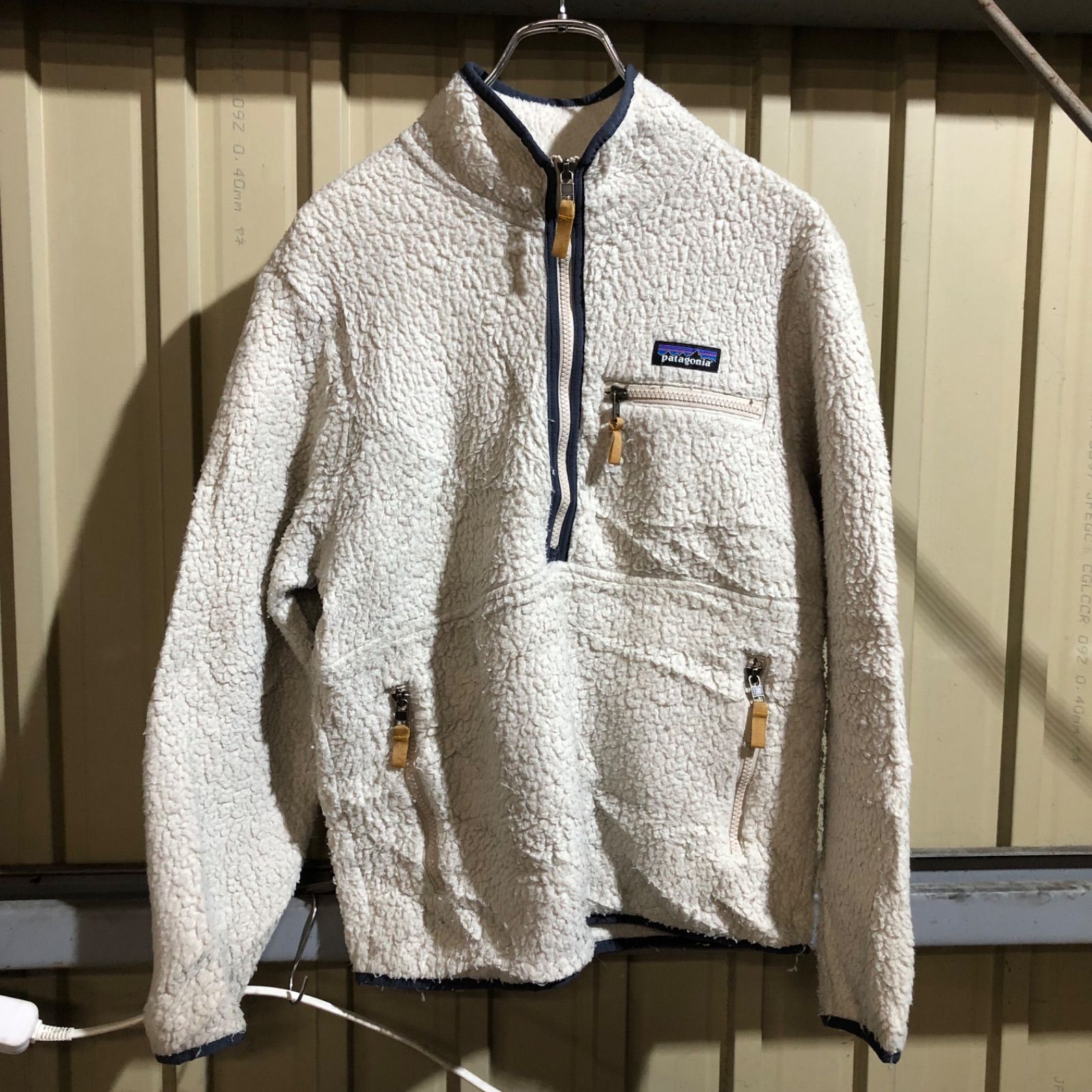 2003 patagonia レトロパイルボアジャケット ホワイト M 相当