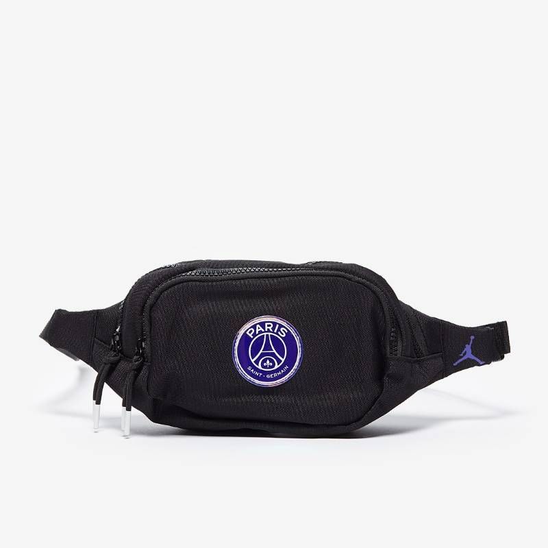 【送料無料・匿名配送】Nike ナイキ Jordan ジョーダン PSG パリ・サンジェルマン クロスボディバッグ 黒 ブラック 虹色ロゴ 新品 正規品