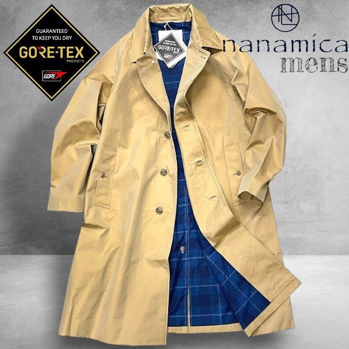 nanamica ナナミカ 日本製 2L Cotton GORE-TEX Balmacaan Coat バルマ
