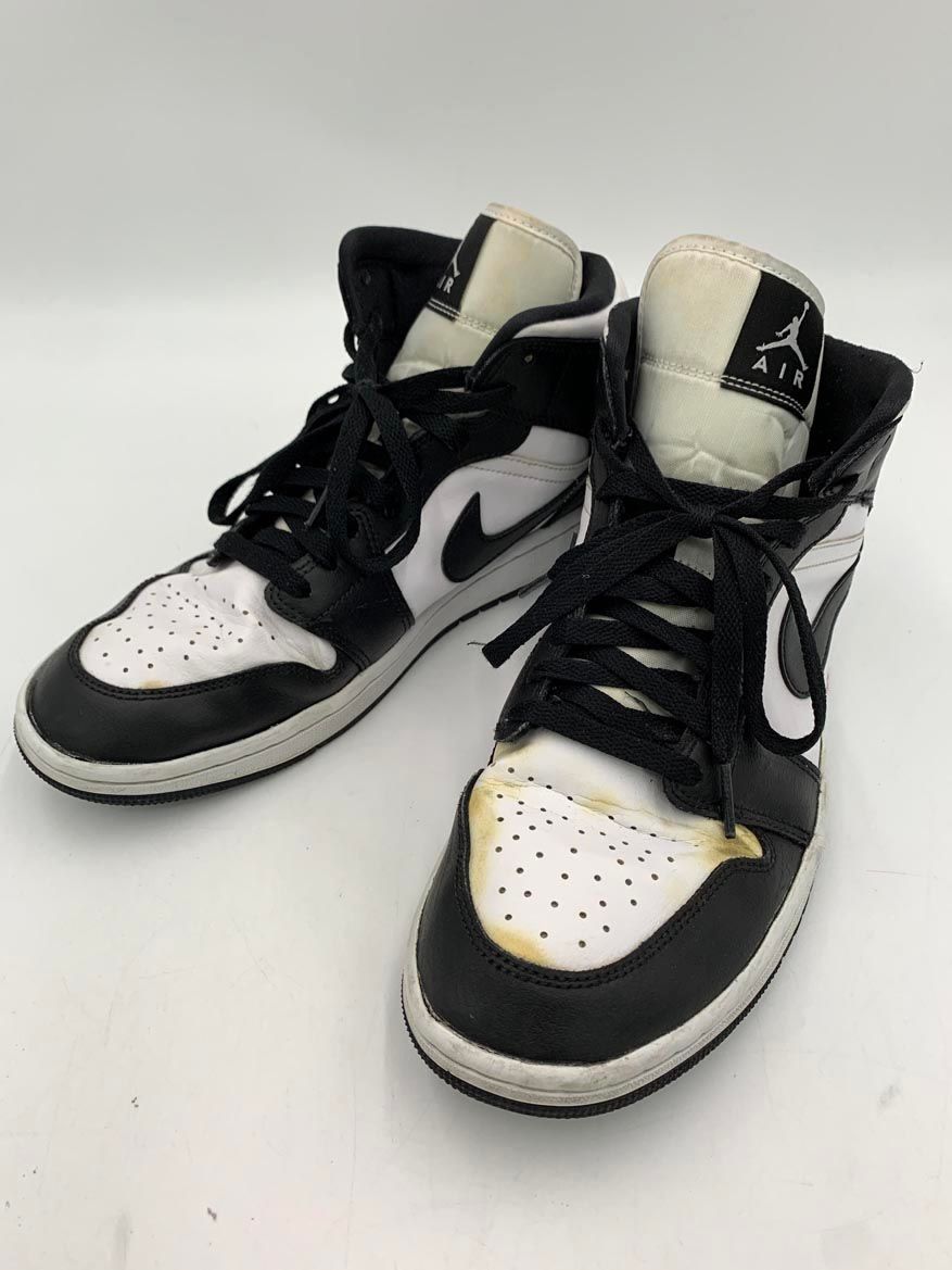 NIKE ナイキ DV0991-101 W AIR JORDAN 1 MID ハイカット スニーカー size28/白  メンズ