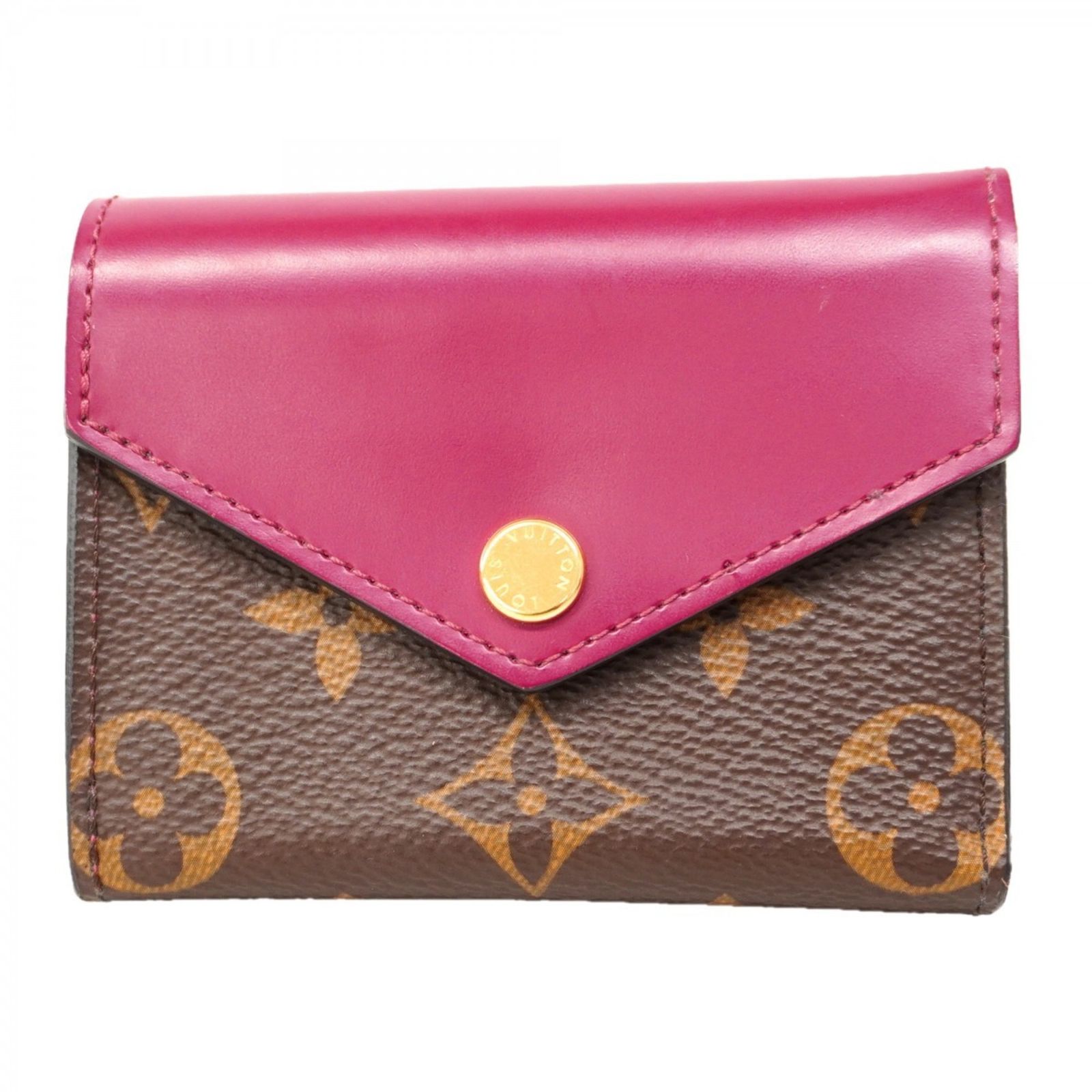 美品　LOUIS VUITTON ポルトフォイユ・ゾエ モノグラム　ピンク ルイヴィトン ポルトフォイユ ゾエ ピンク モノグラム 【公式通販】