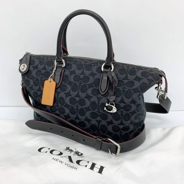 COACH コーチ 2way シグネチャー ハンドバッグ ショルダーバッグ CE743