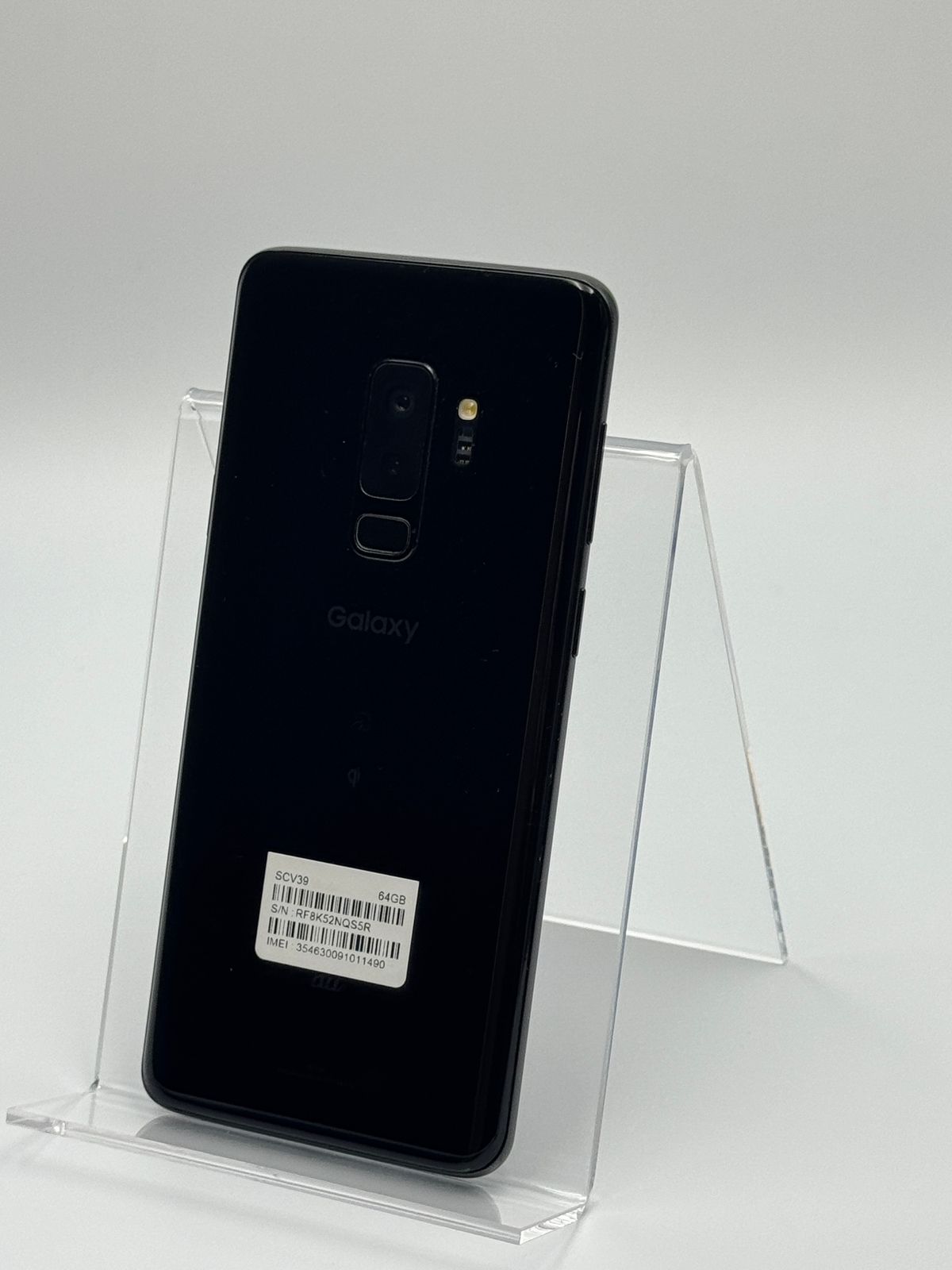 SCV39 S9+ Galaxy 64GB ミッドナイトブラック au版 SIMロック解除 S9＋