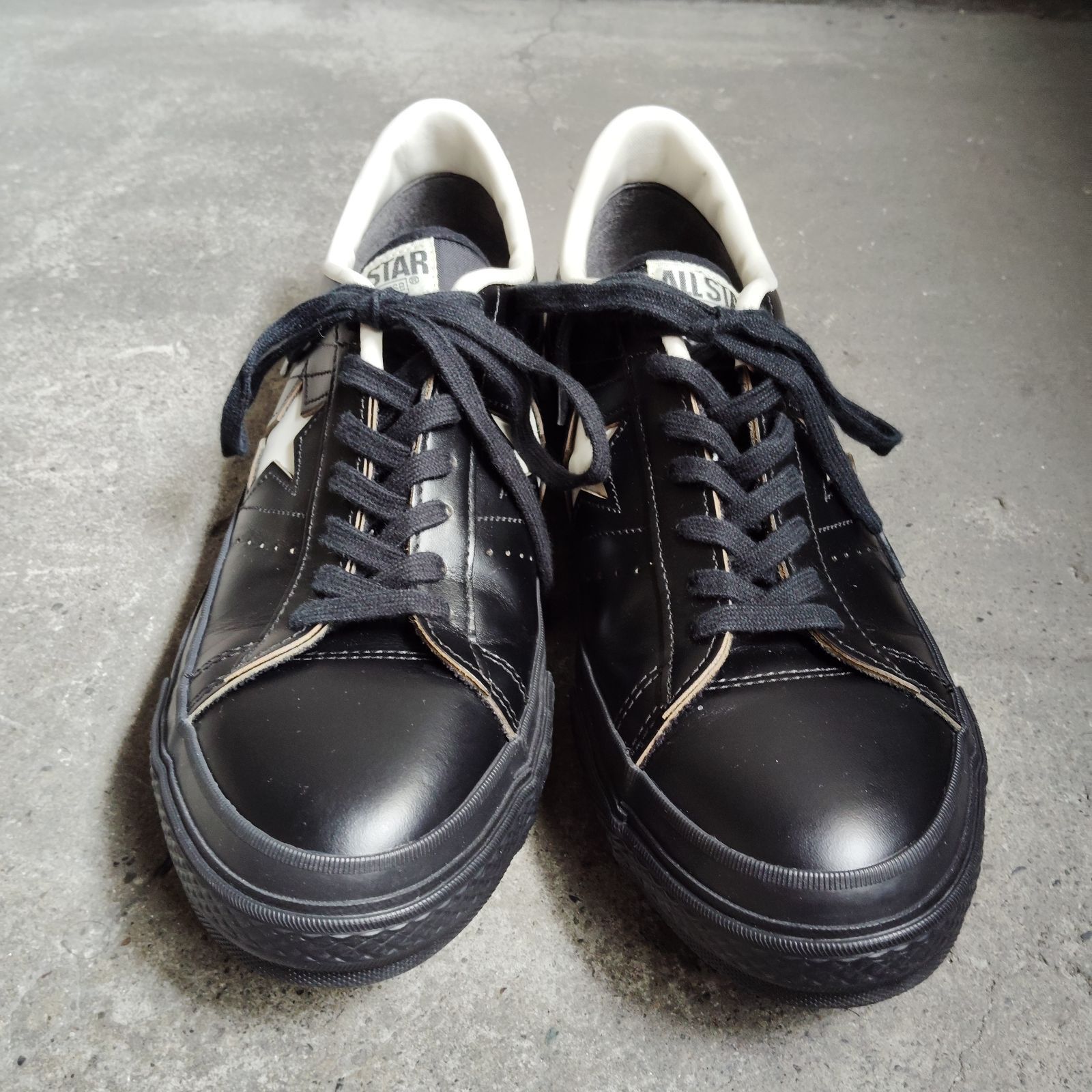 CONVERSE ONE STAR J BLACK US9.5 コンバース ワンスター ブラック