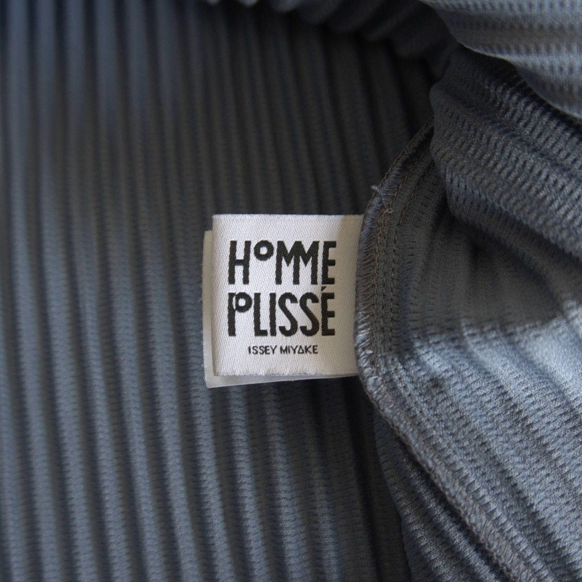 美品】 HOMME PLISSE ISSEY MIYAKE【プリーツ 長袖ポロシャツ】2