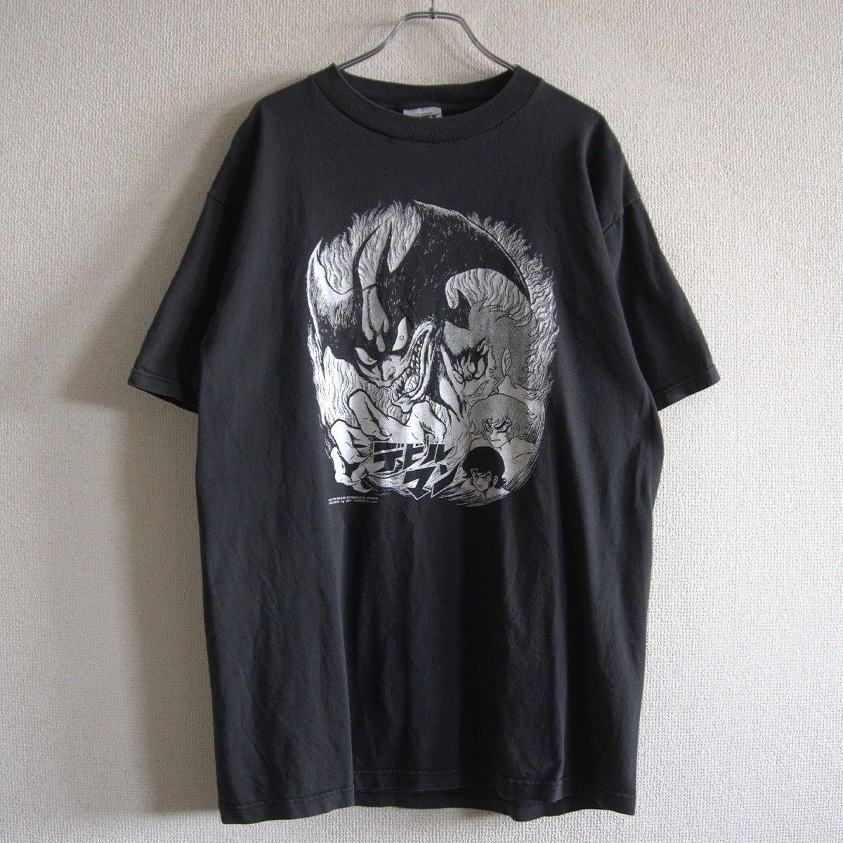 90s】 【DEVIL MAN Tee】 L デビルマン アニメT マンガ 90年代 古着 T 